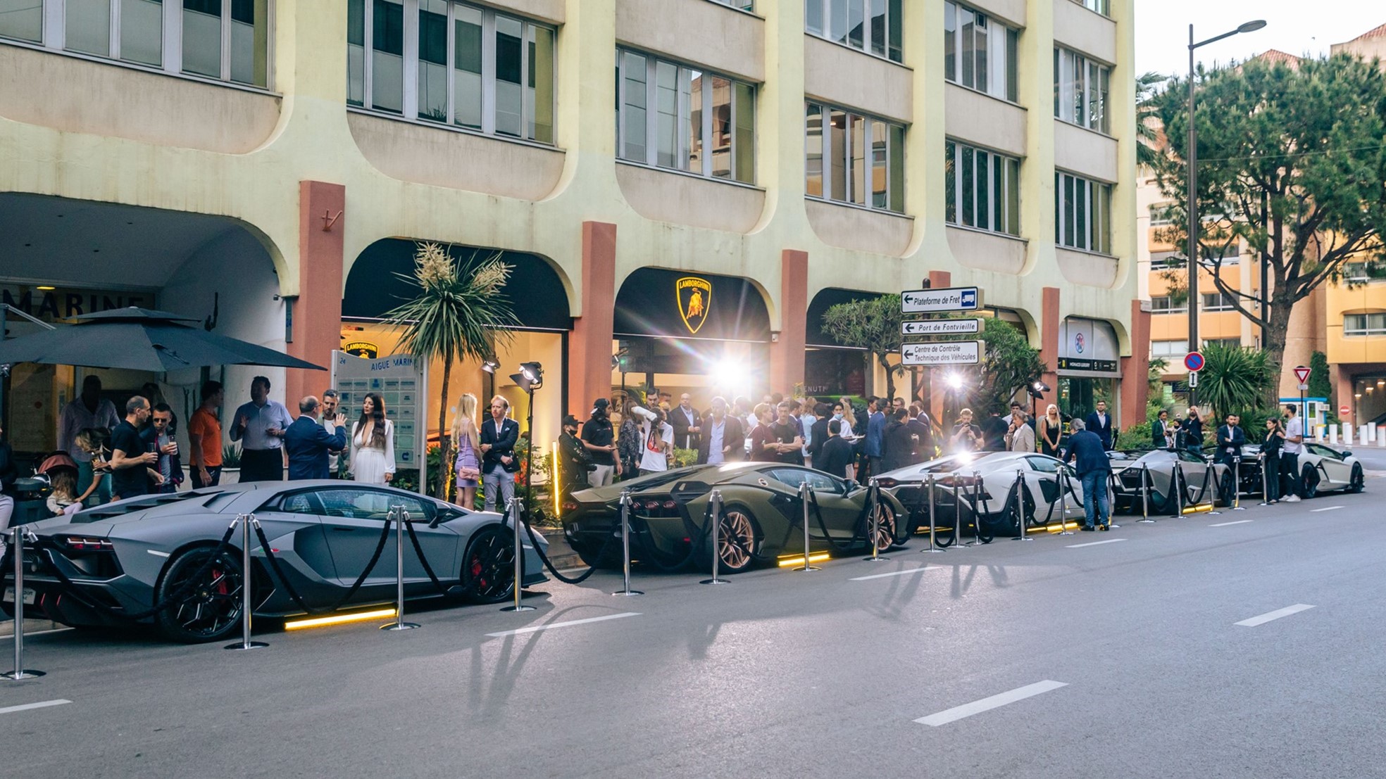 Lamborghini: new showroom in Monaco