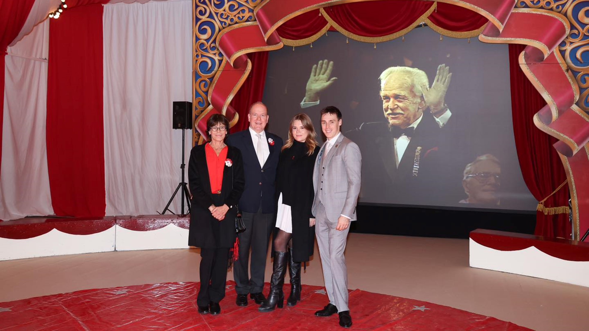 Décoration de fond de festival de film de tapis rouge, nom