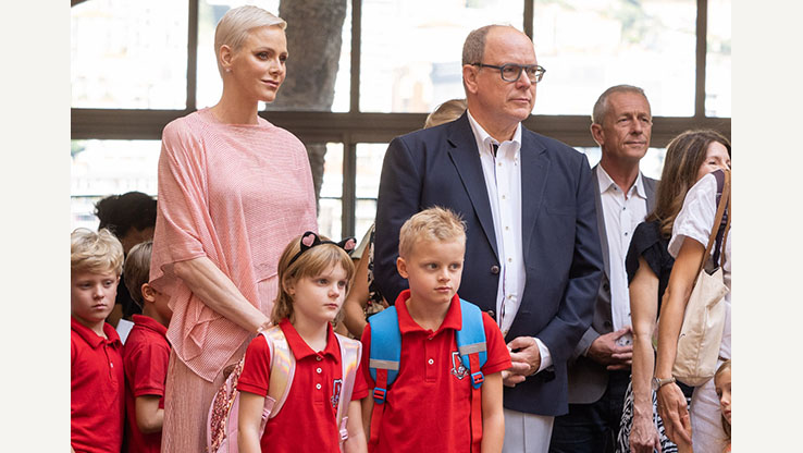 Prince Jacques And Princess Gabriella Are Back To School